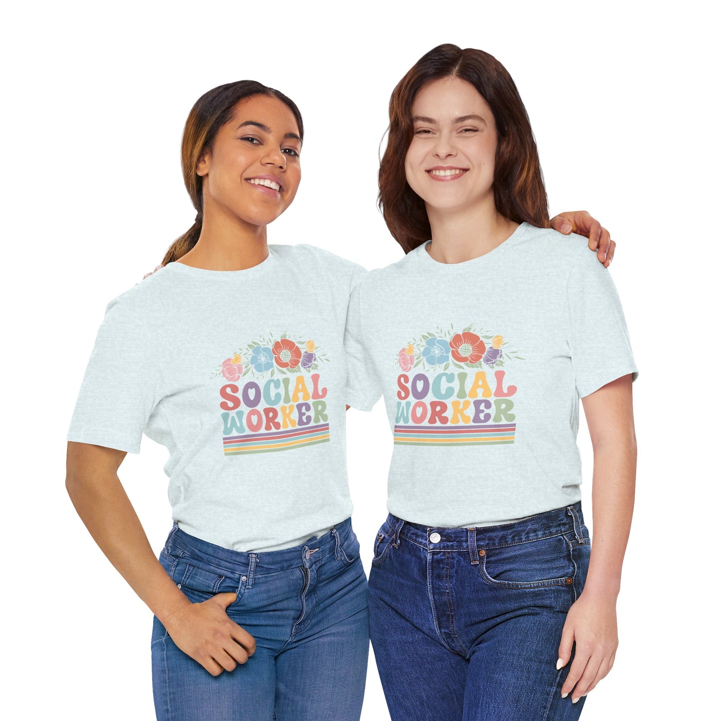 Social Worker Flowers Shirt, Social Worker Wildflowers Shirt, School Counselor Flower Shirt, Back to School Counselor Shirt, School Counselor Shirt, School Staff Shirt