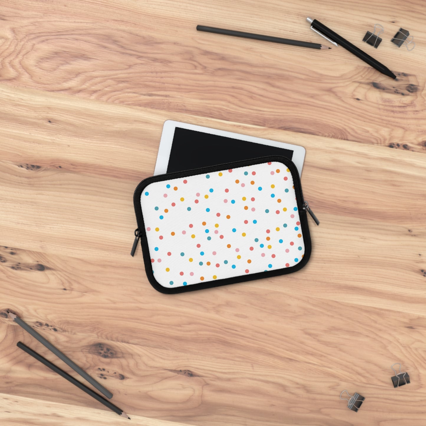 Laptop Case, Laptop Cover, Laptop Sleeve, Laptop Protector, MacBook Air Case, Mac Pro Case, Teacher Laptop Case, Confetti Dots Teacher Laptop Case