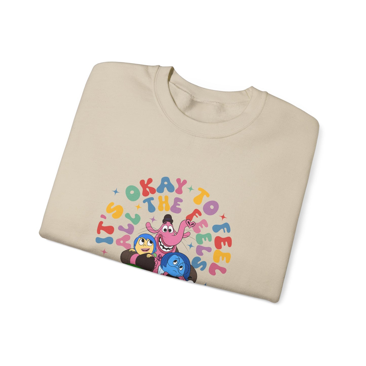 It's Ok to Feel All the Feels Characters Sweatshirt, Feel the Feels Sweater, Emotions Sweater, In My Emotions Era Sweatshirt, Back to School Teacher Sweater