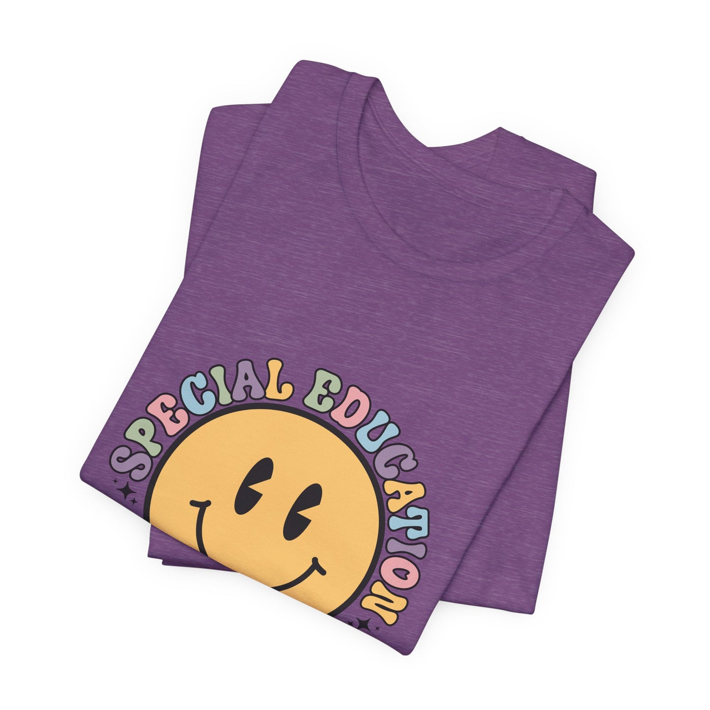 Smiley Special Education Teacher Shirt, Retro Style Smiley SPED Teacher Shirt, SPED T-Shirt, Special Education Teacher Shirt, Teacher Life Shirt, Teacher Shirt, Custom Teacher Shirt, Custom Teacher Gift