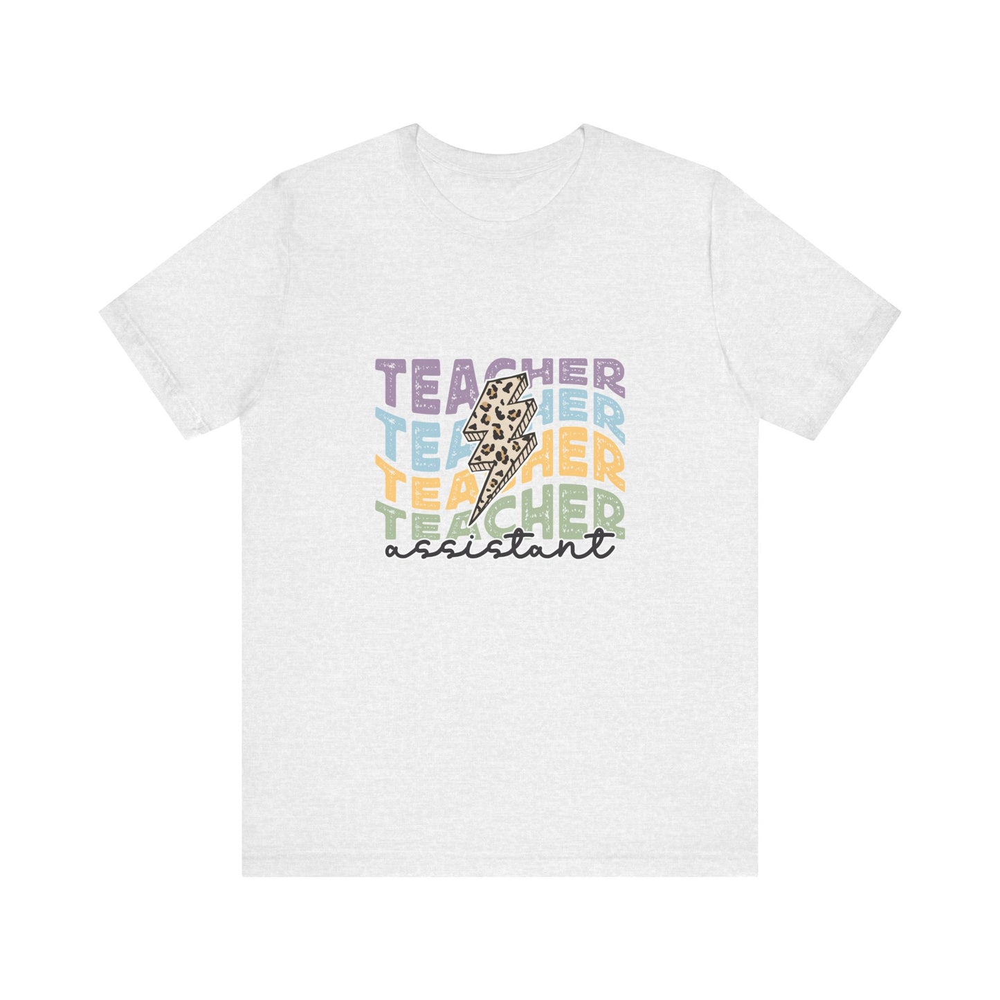 Lightning Bolt Teacher Assistant Shirt, Assistant Teacher Tee, Lightning Bolt Assistant Teacher Shirt, Retro Teacher Life Shirt, Teacher Apprentice Shirt, Custom Teacher Shirt, Custom Teacher Gift