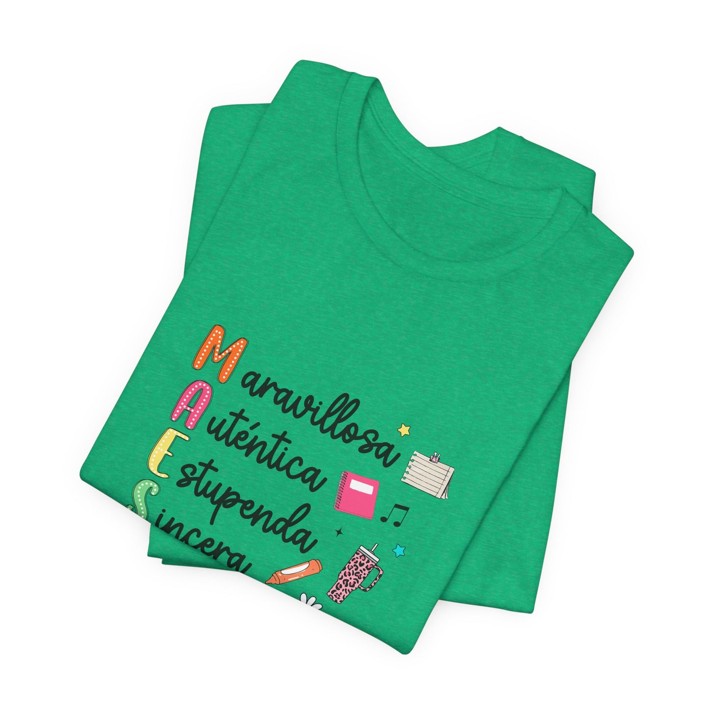 Camiseta Maestra Española, Camiseta Maestra de Colores Brillantes, Camisa Maestra, Camisa Maestra Acrostic, Camisa Maestra Acrostico, Camisa Maestra Personalizada, Regalos para Maestro 