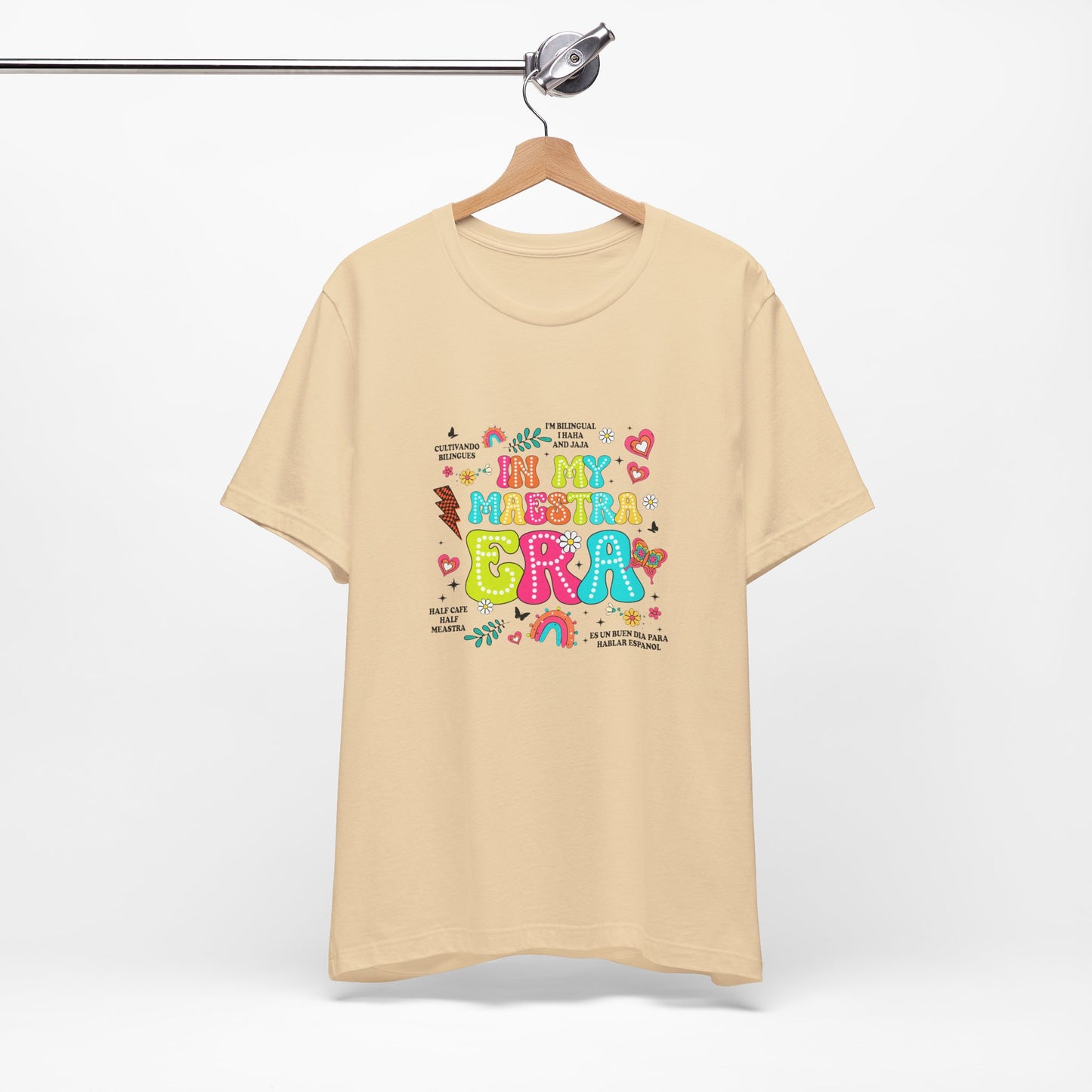 En mi camisa Maestra Era, camisa Maestra española, camiseta Maestra española, camisa personalizada de profesora de español, regalos personalizados para profesora 