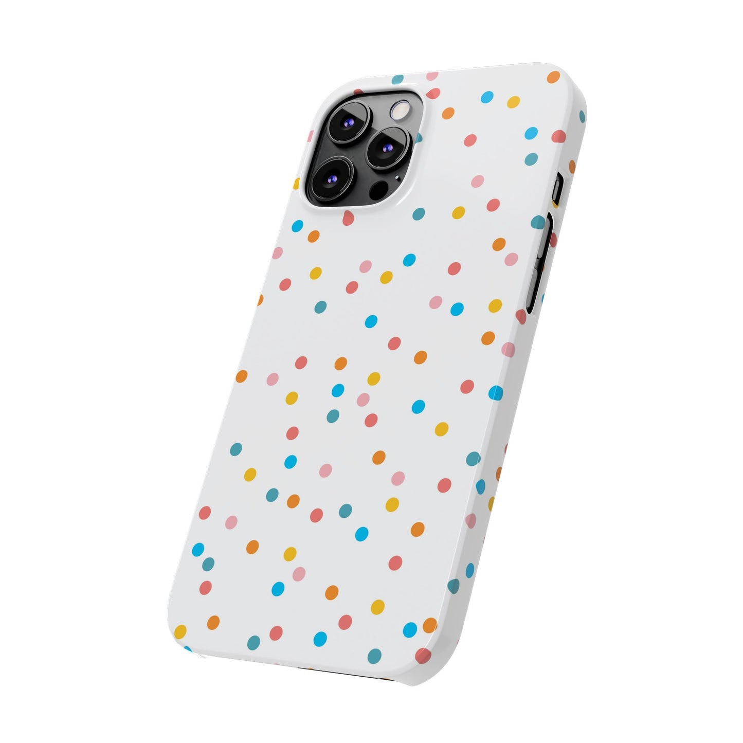 Teacher Slim Phone Case, Confetti Dots Teacher Phone Case, Back to School Teacher Phone Case, iPhone Case, Teacher Gift Ideas