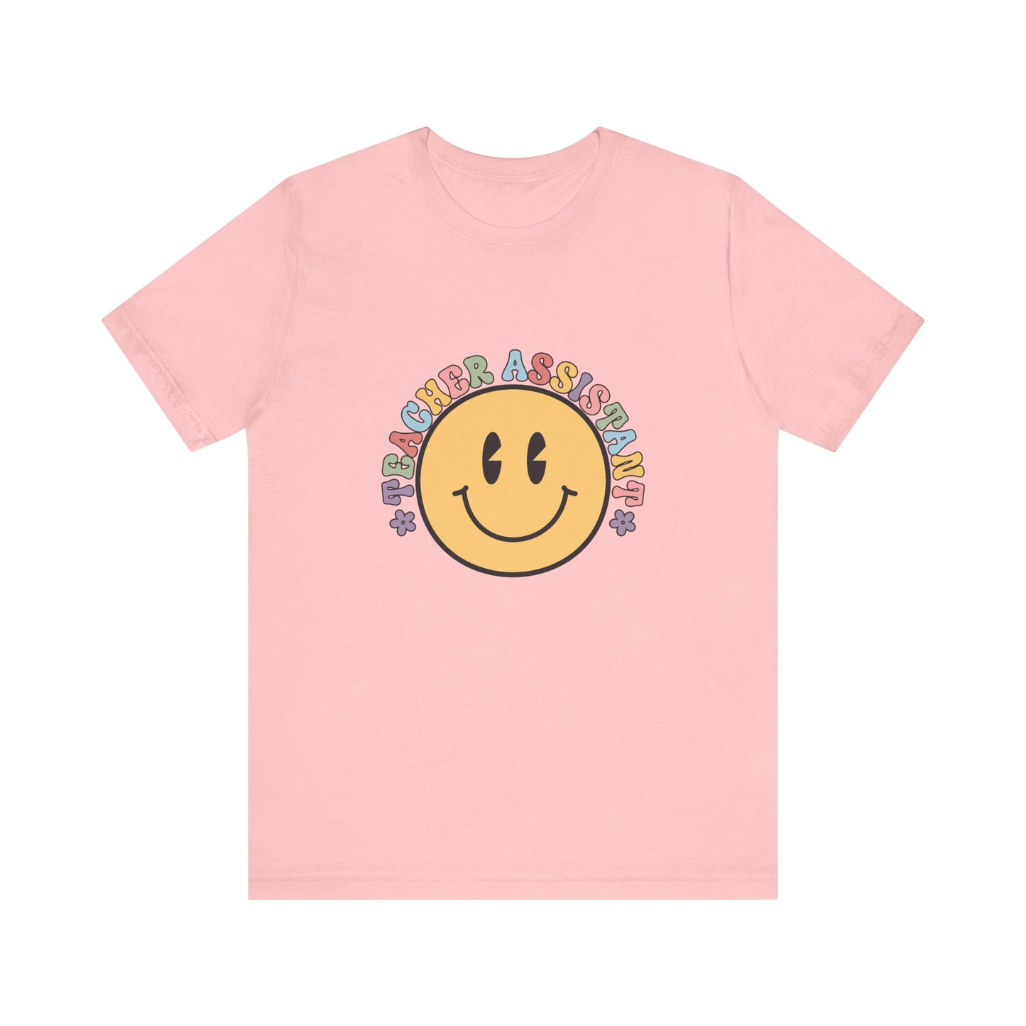 Smiley Teacher Assistant Shirt, Retro Style Smiley Teacher Assistant Shirt, Teacher Assistant Tee, Smiley Teacher Assistant Shirt, Teacher Assistant Life Shirt, Custom Teacher Assistant Shirt, Custom Teacher Assistant Gift