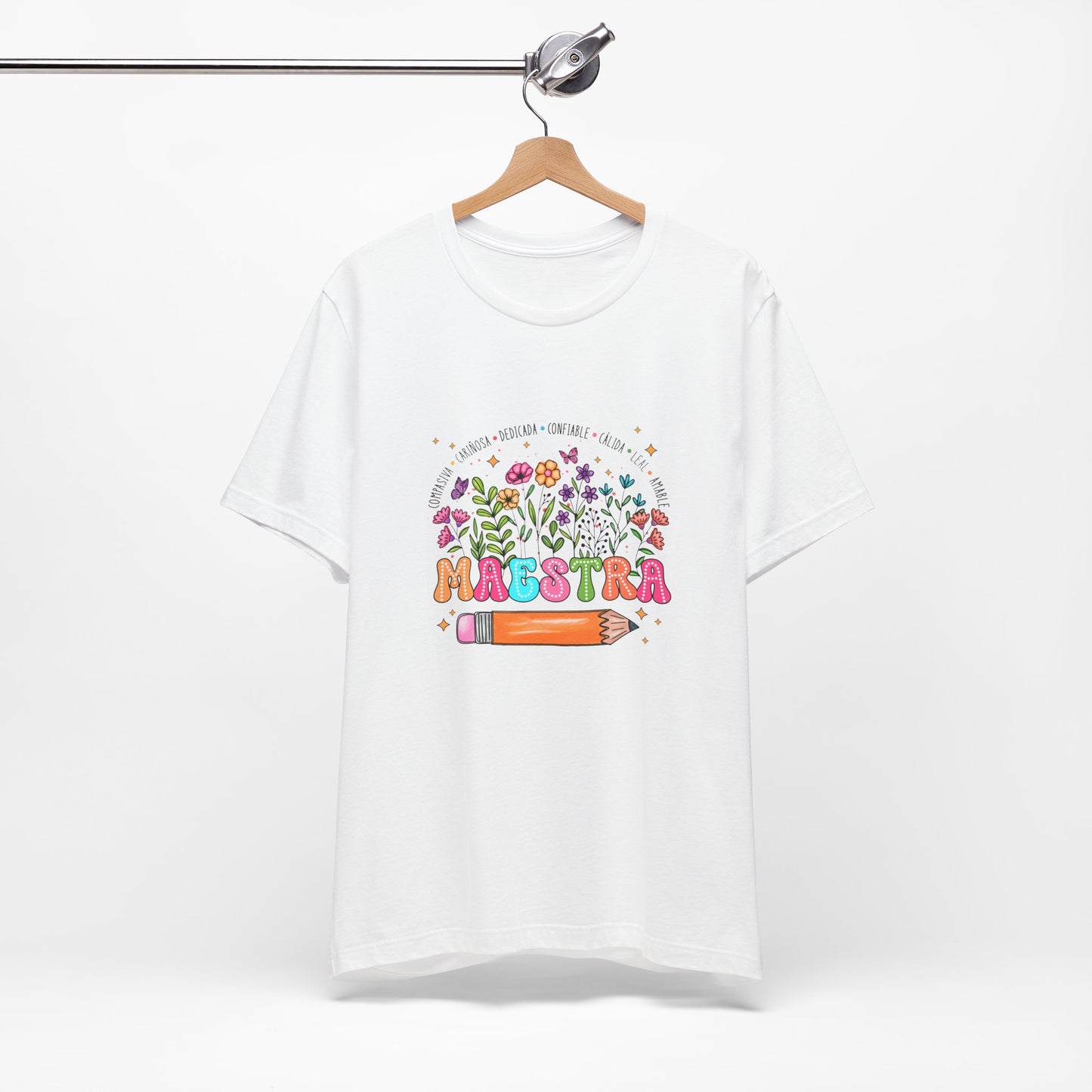 Camiseta de maestro con nombre personalizado, camiseta de maestro de flores con nombre personalizado, camisa de maestro con nombre personalizado, camisa de maestro de regreso a la escuela 