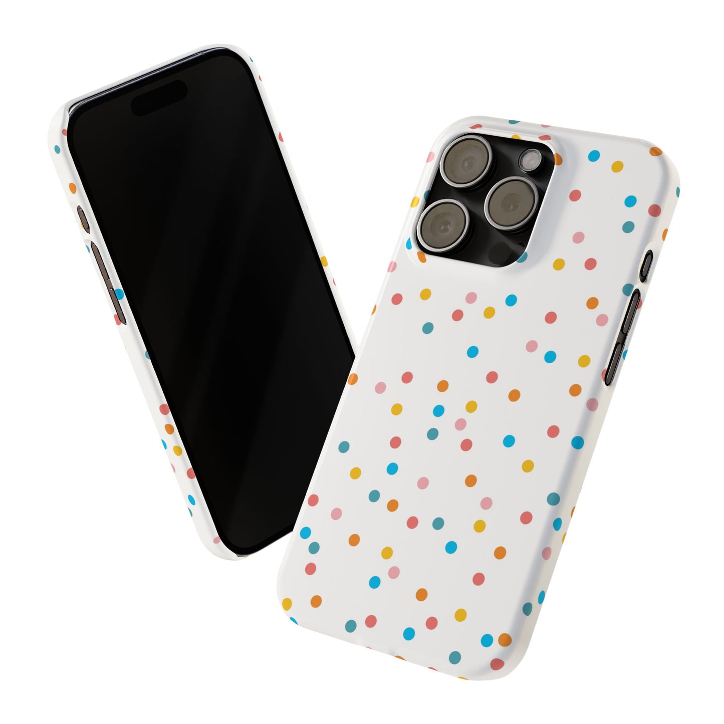 Teacher Slim Phone Case, Confetti Dots Teacher Phone Case, Back to School Teacher Phone Case, iPhone Case, Teacher Gift Ideas