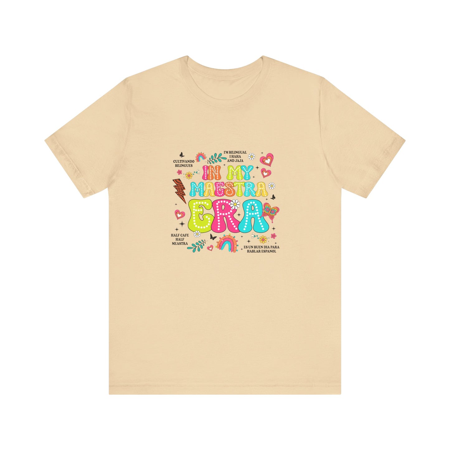 En mi camisa Maestra Era, camisa Maestra española, camiseta Maestra española, camisa personalizada de profesora de español, regalos personalizados para profesora 