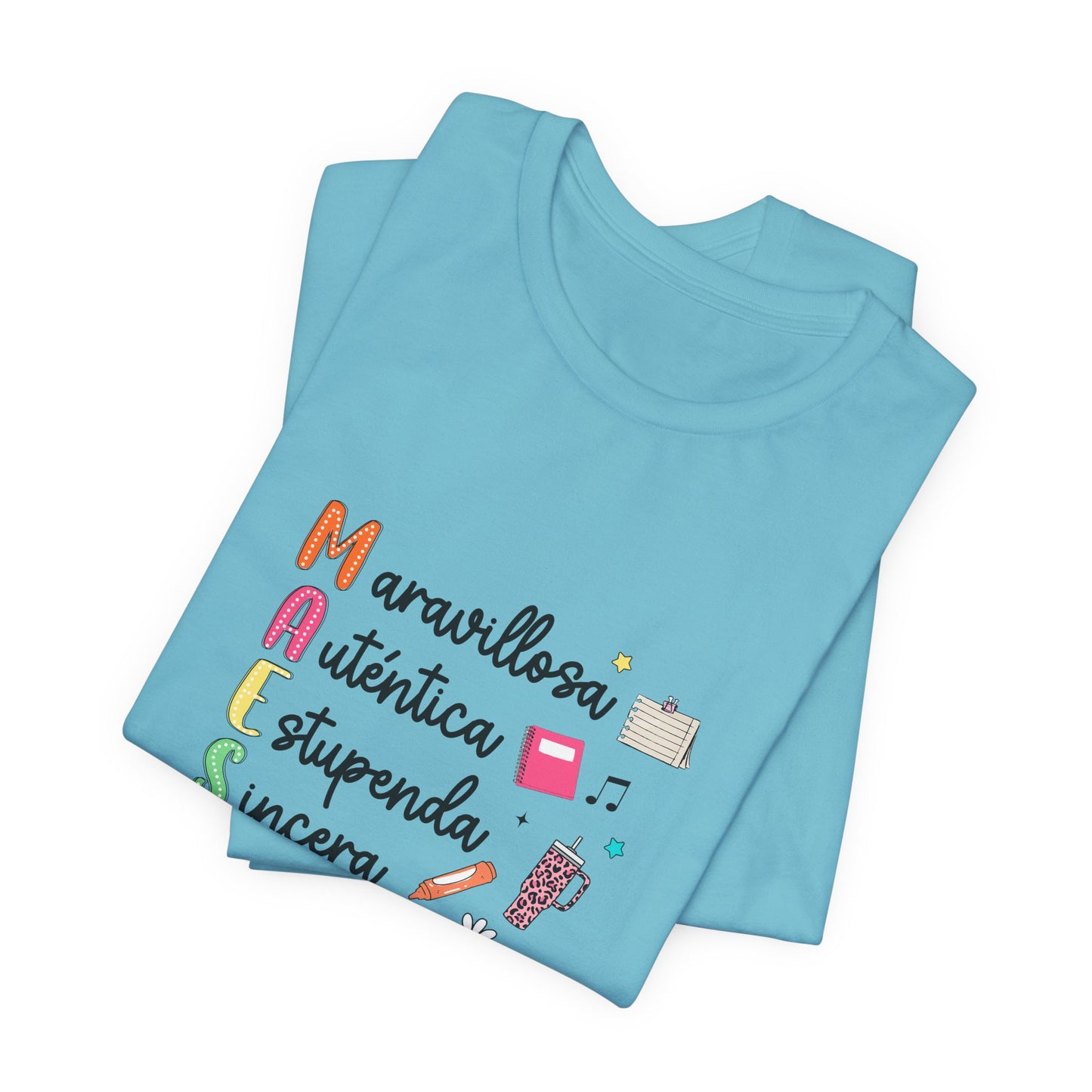 Camiseta Maestra Española, Camiseta Maestra de Colores Brillantes, Camisa Maestra, Camisa Maestra Acrostic, Camisa Maestra Acrostico, Camisa Maestra Personalizada, Regalos para Maestro 