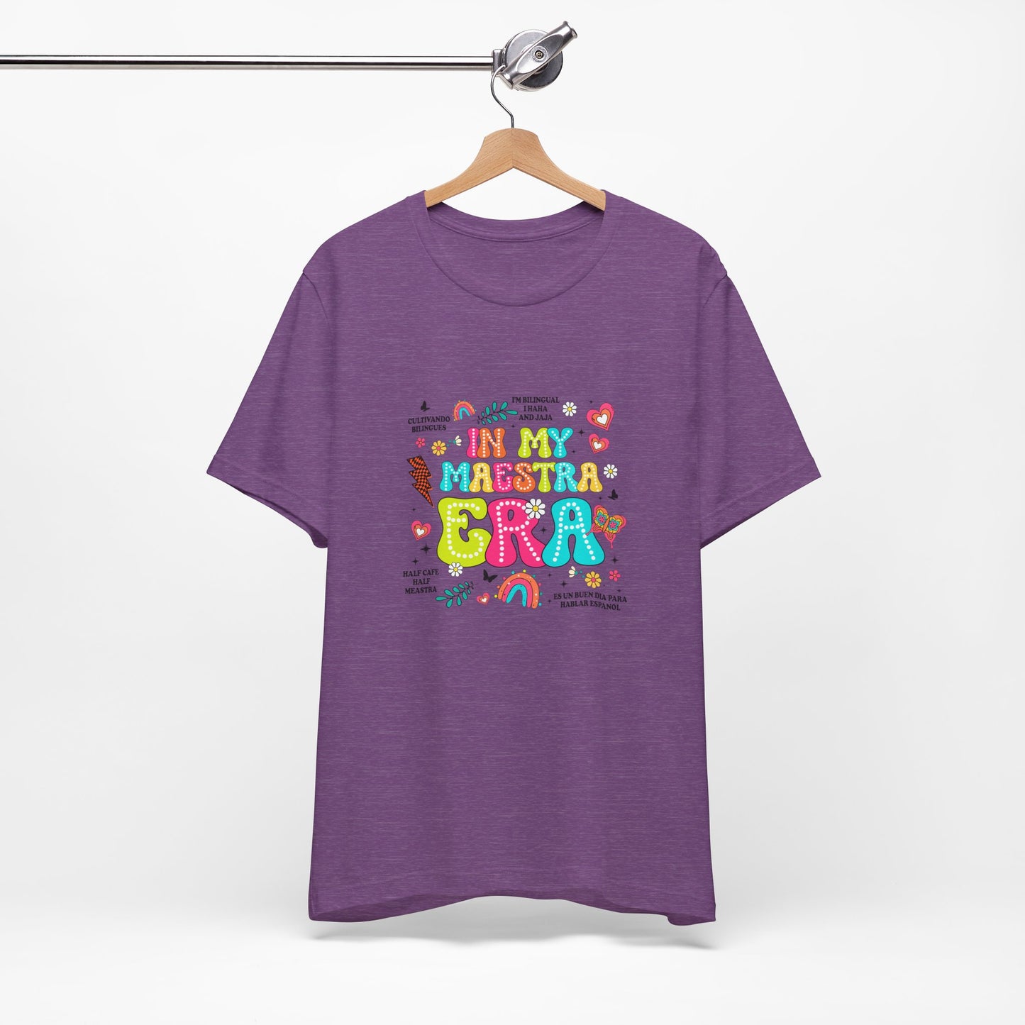 En mi camisa Maestra Era, camisa Maestra española, camiseta Maestra española, camisa personalizada de profesora de español, regalos personalizados para profesora 