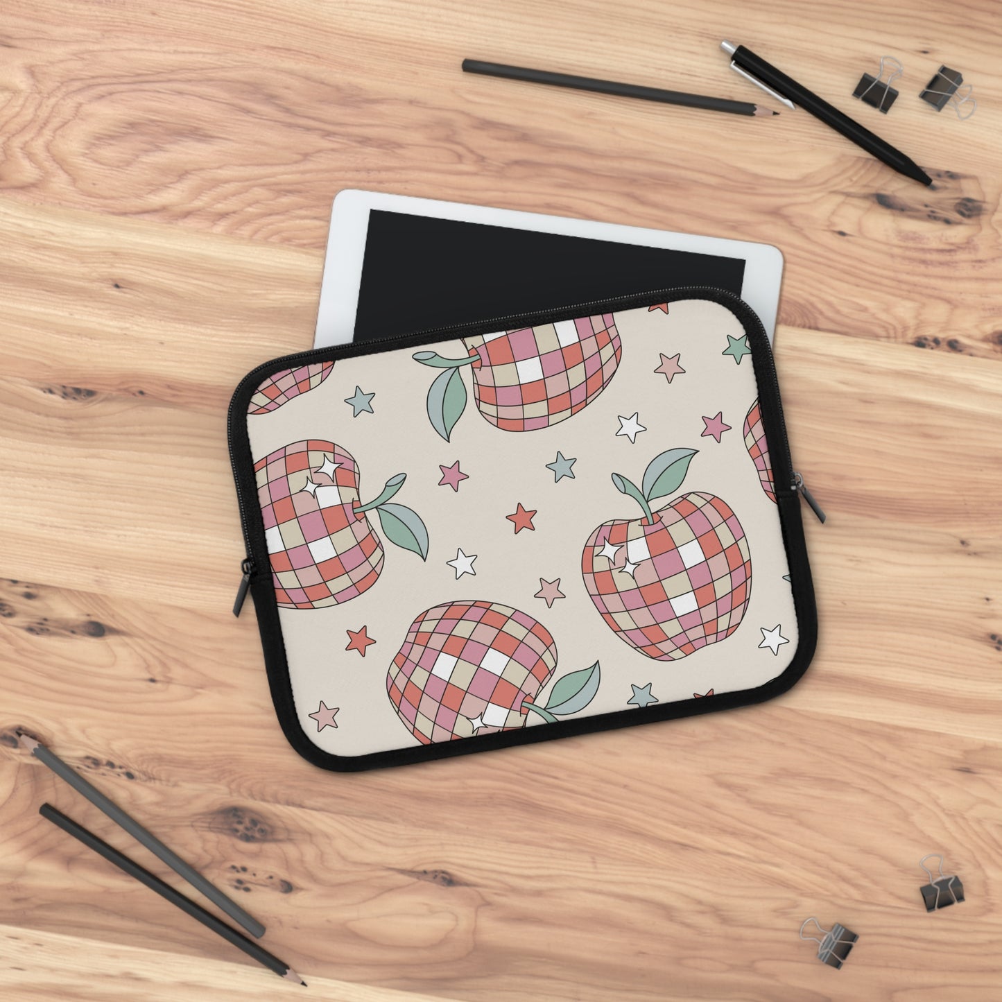 Laptop Case, Laptop Cover, Laptop Sleeve, Laptop Protector, MacBook Air Case, Mac Pro Case, Teacher Laptop Case, Disco Apple Teacher Laptop Case