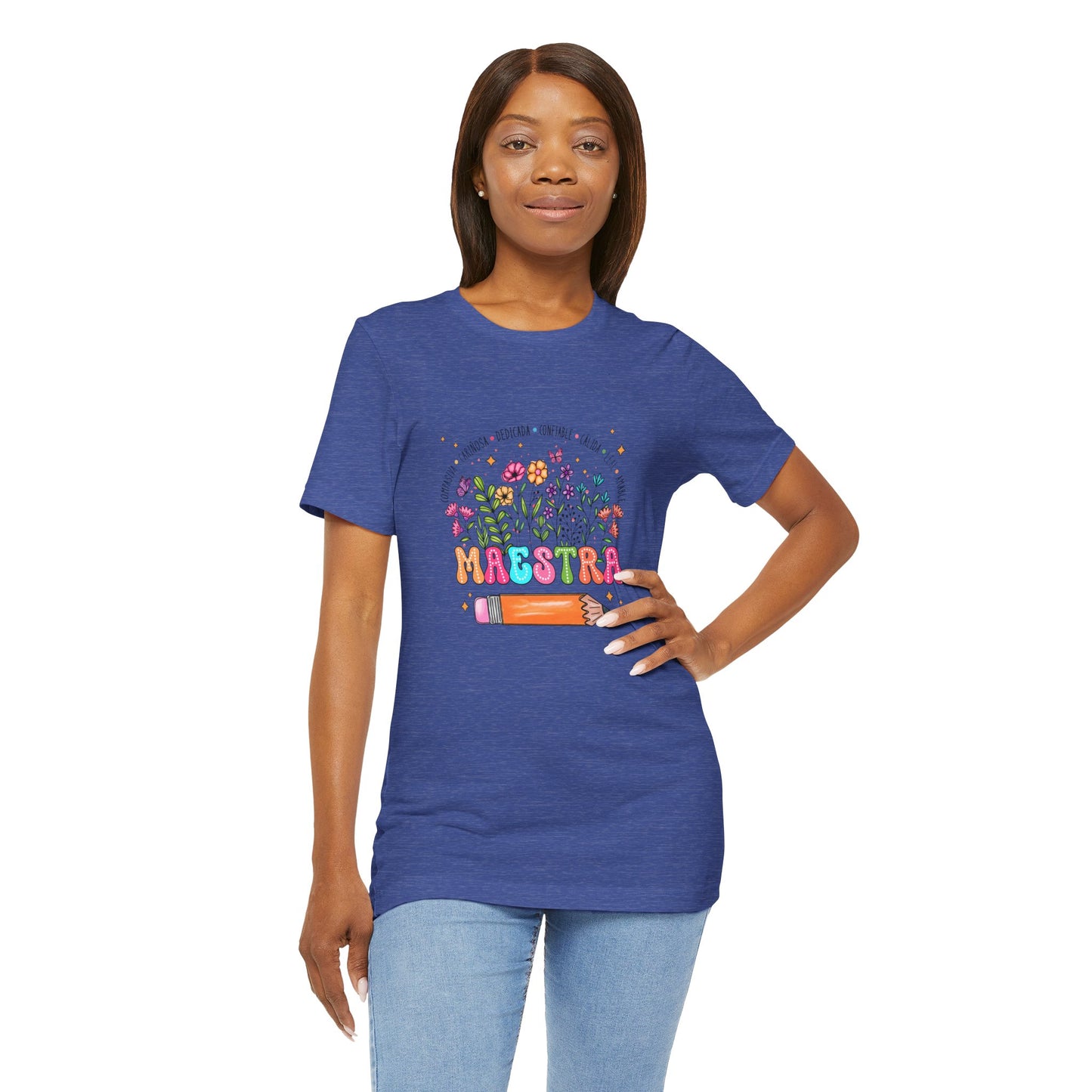 Camiseta de maestro con nombre personalizado, camiseta de maestro de flores con nombre personalizado, camisa de maestro con nombre personalizado, camisa de maestro de regreso a la escuela 