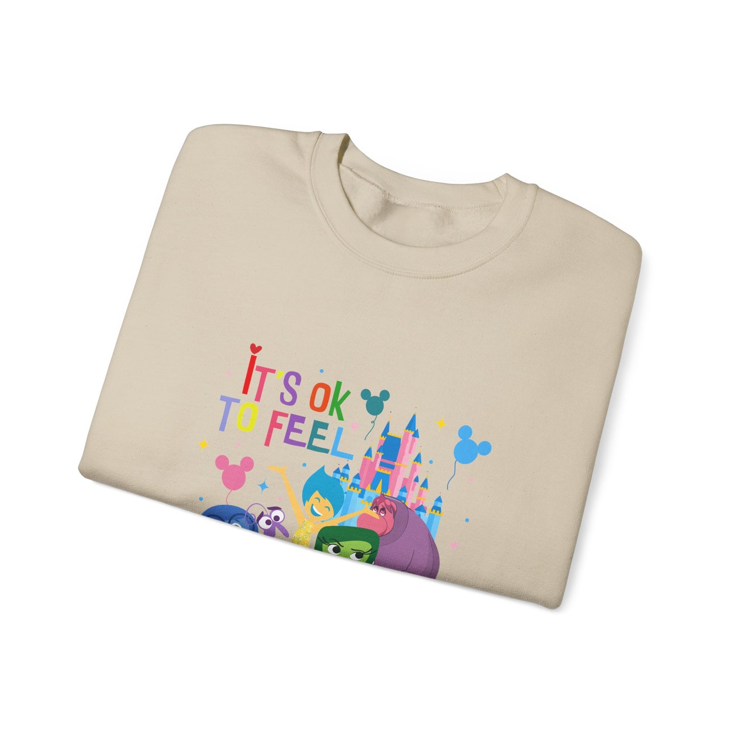 It's Ok to Feel All the Feels Castle Sweatshirt, Feel the Feels Sweater, Emotions Sweater, In My Emotions Era Sweatshirt, Back to School Teacher Sweater