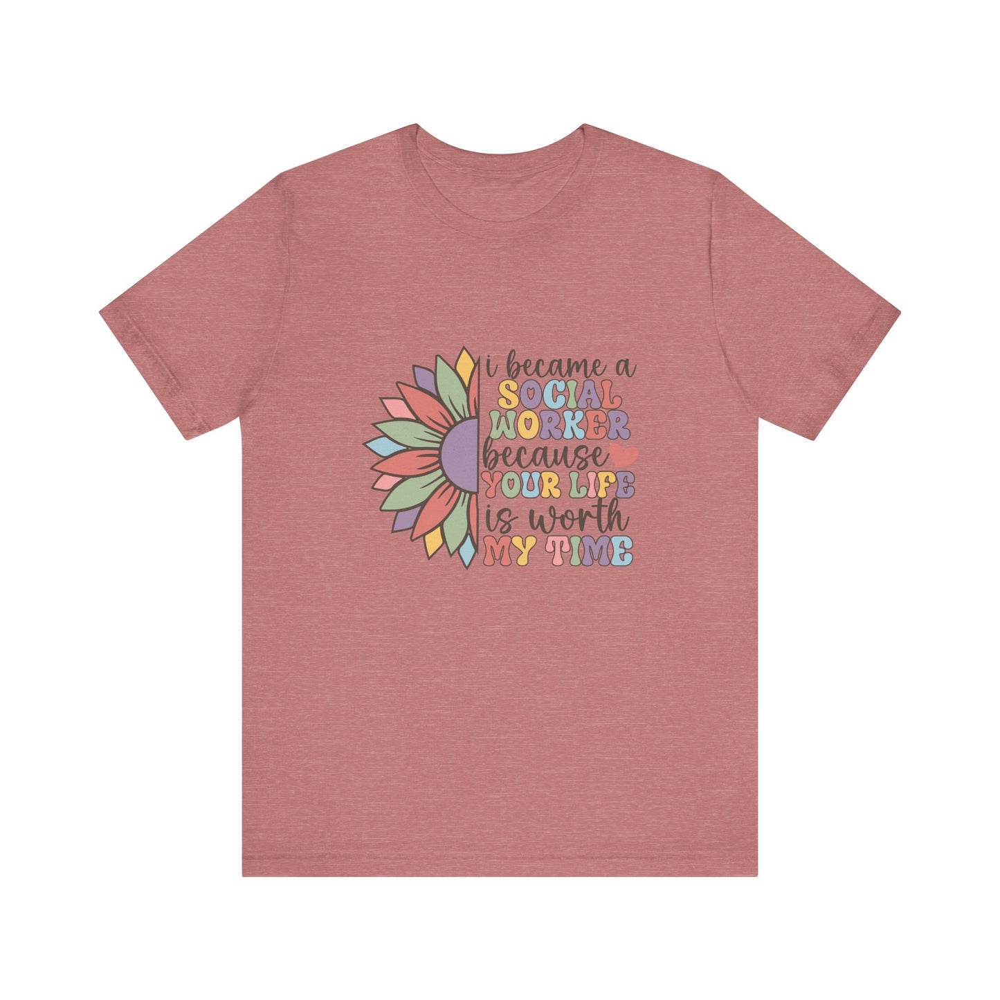 Social Worker Flowers Shirt, I Became Social Worker Flower Shirt, School Counselor Flower Shirt, Back to School Counselor Shirt, School Counselor Shirt, School Staff Shirt