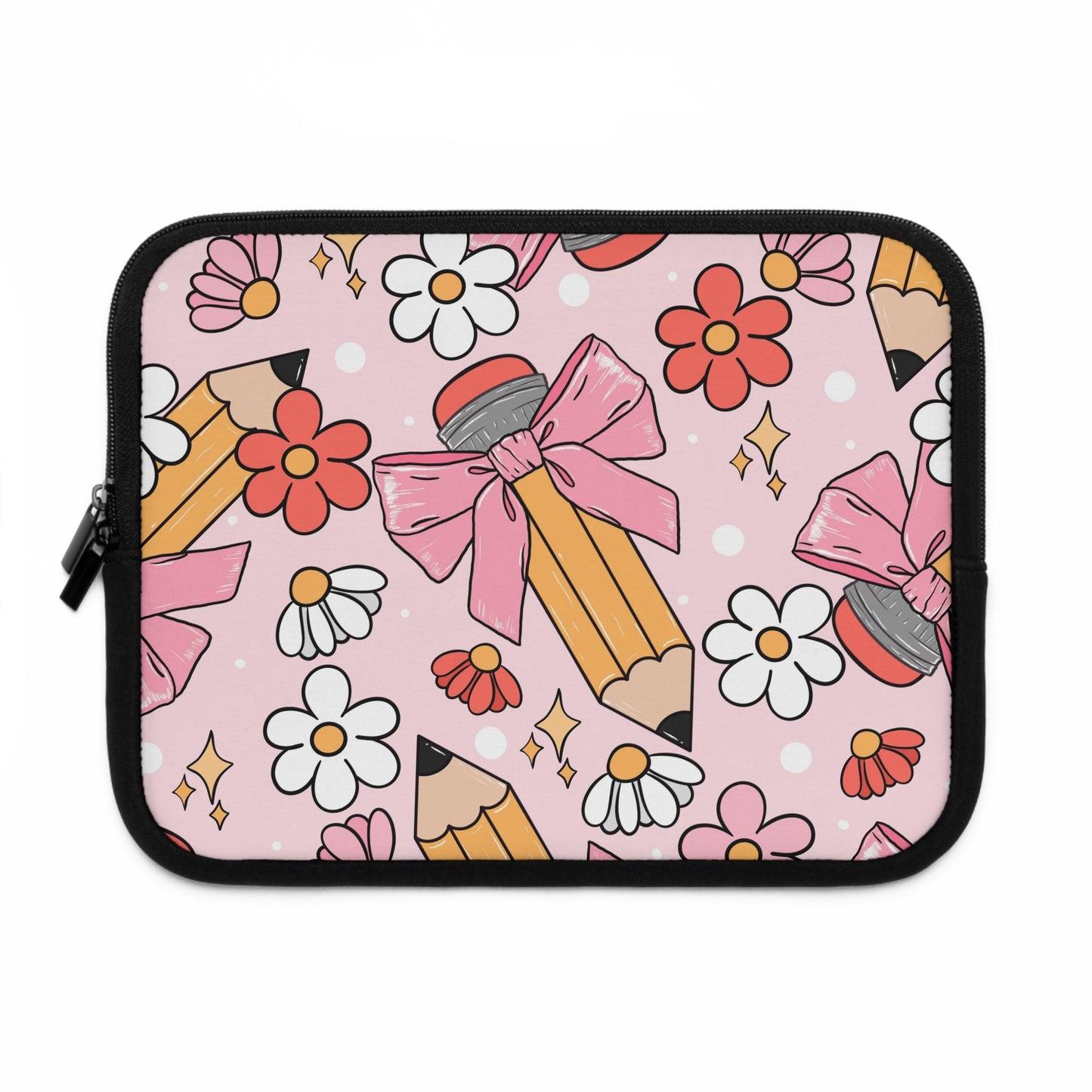 Laptop Case, Laptop Cover, Laptop Sleeve, Laptop Protector, MacBook Air Case, Mac Pro Case, Teacher Laptop Case, Pink Coquette Teacher Laptop Case