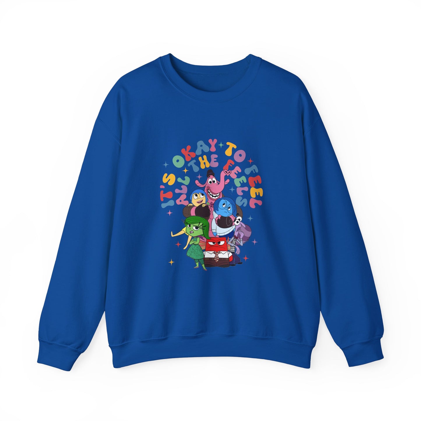 It's Ok to Feel All the Feels Characters Sweatshirt, Feel the Feels Sweater, Emotions Sweater, In My Emotions Era Sweatshirt, Back to School Teacher Sweater