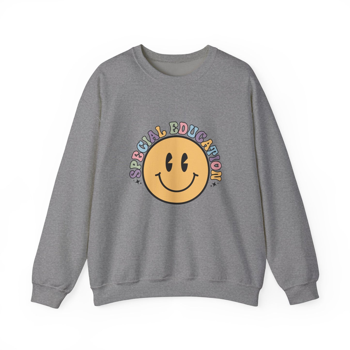 Retro Smiley Teacher Sweatshirt, Smiley SPED Sweatshirt, Special Education Teacher Sweatshirt, Teacher Life Sweater, Teacher Sweatshirt, Cute Teacher Sweatshirt, Back to School Sweatshirt