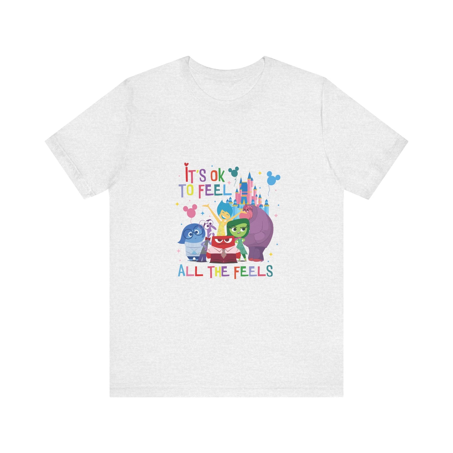 It's Ok to Feel All the Feels Castle Shirt, Emotions T Shirt, In My Emotions Era T Shirt, Emotions Tour T Shirt, Teacher Shirt, Custom Teacher Shirt, Custom Teacher Gifts, Lifestyle Shirt