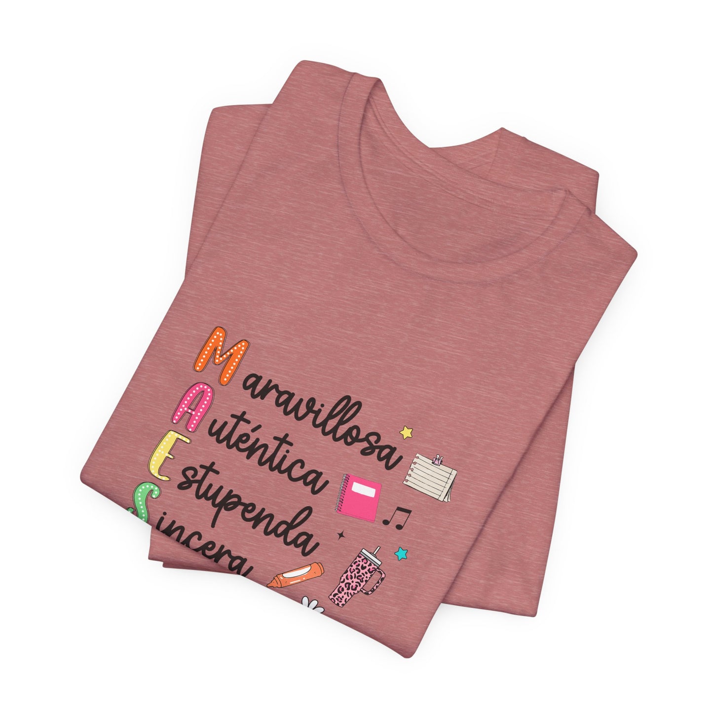 Camiseta Maestra Española, Camiseta Maestra de Colores Brillantes, Camisa Maestra, Camisa Maestra Acrostic, Camisa Maestra Acrostico, Camisa Maestra Personalizada, Regalos para Maestro 