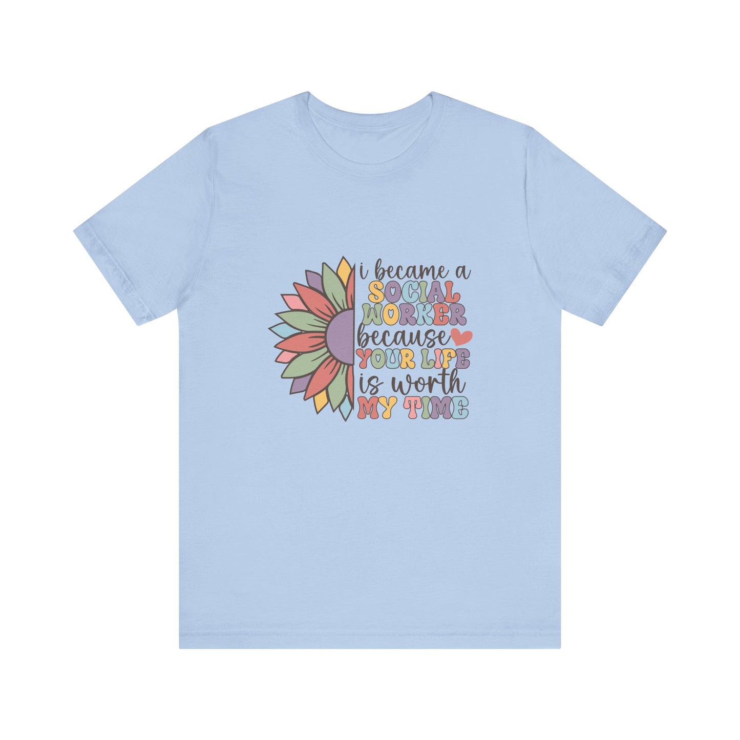 Social Worker Flowers Shirt, I Became Social Worker Flower Shirt, School Counselor Flower Shirt, Back to School Counselor Shirt, School Counselor Shirt, School Staff Shirt