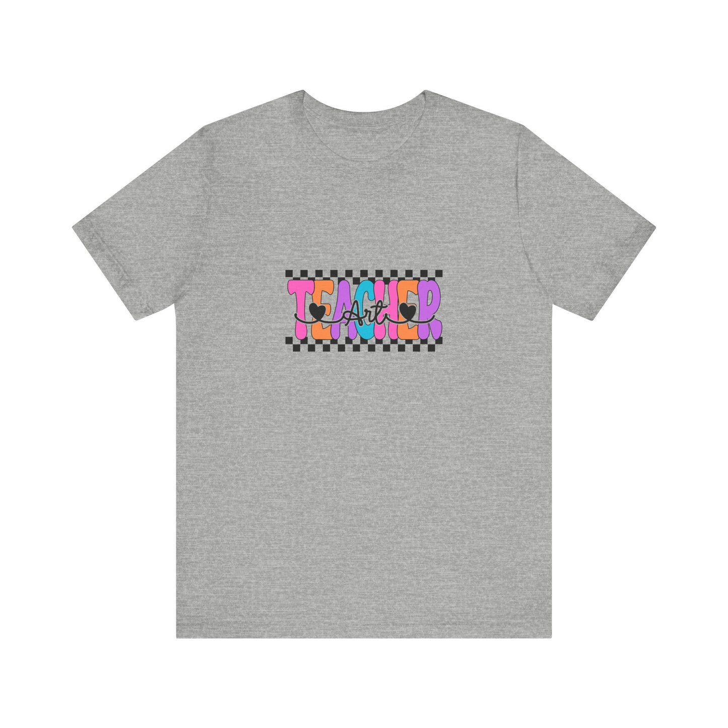 Retro Checkerboard Art Teacher Shirt, Elementary School Teacher, Primary School Teacher, Middle School Teacher Tee, Secondary School Teacher Tee, High School Teacher, Back to School Shirt, Teacher Life, Teacher Lifestyle Shirt