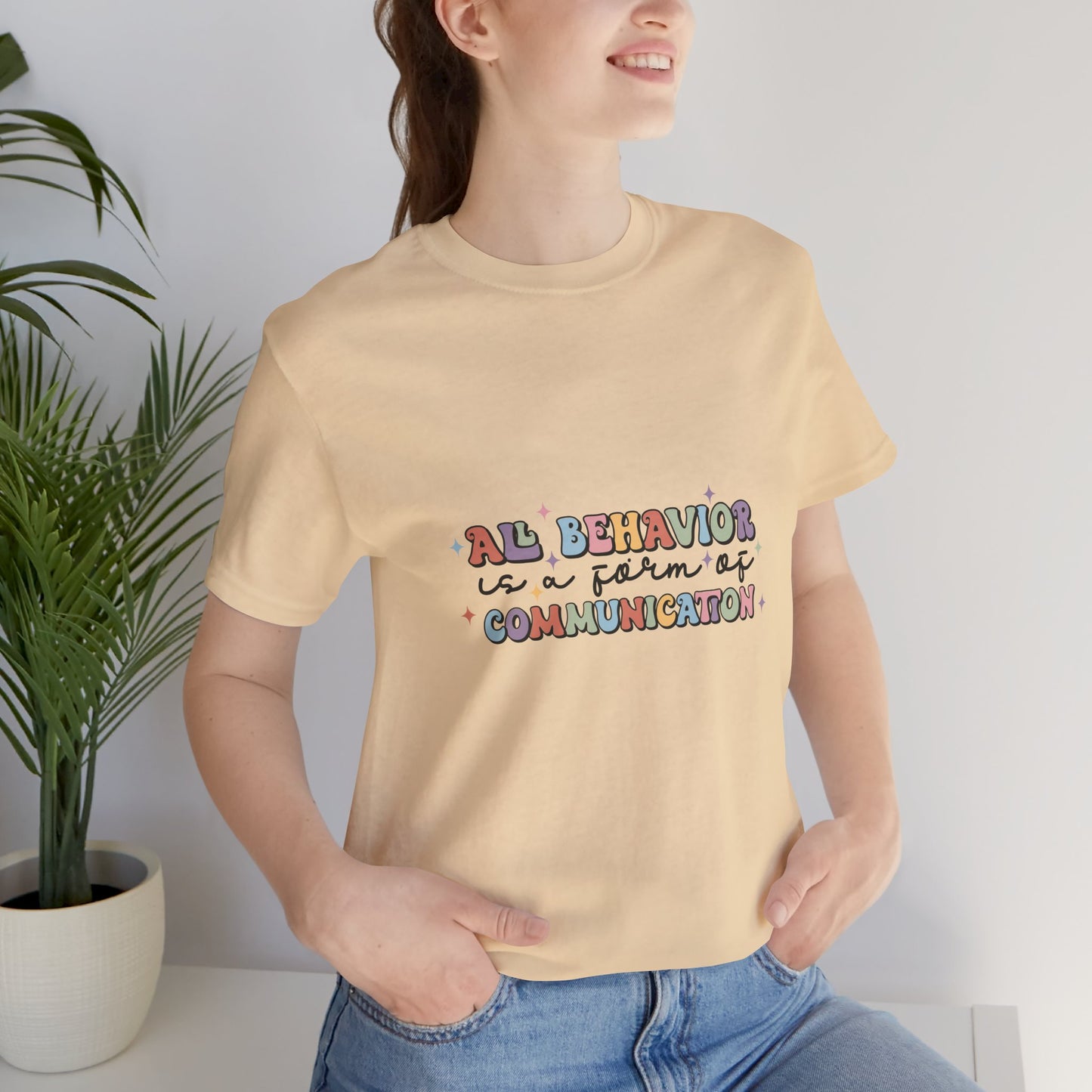 Todo comportamiento es comunicación, camiseta SPED, camisa de maestro de educación especial, camisa de vida de maestro, camisa de maestro, camisa de maestro personalizada, regalo de maestro personalizado 