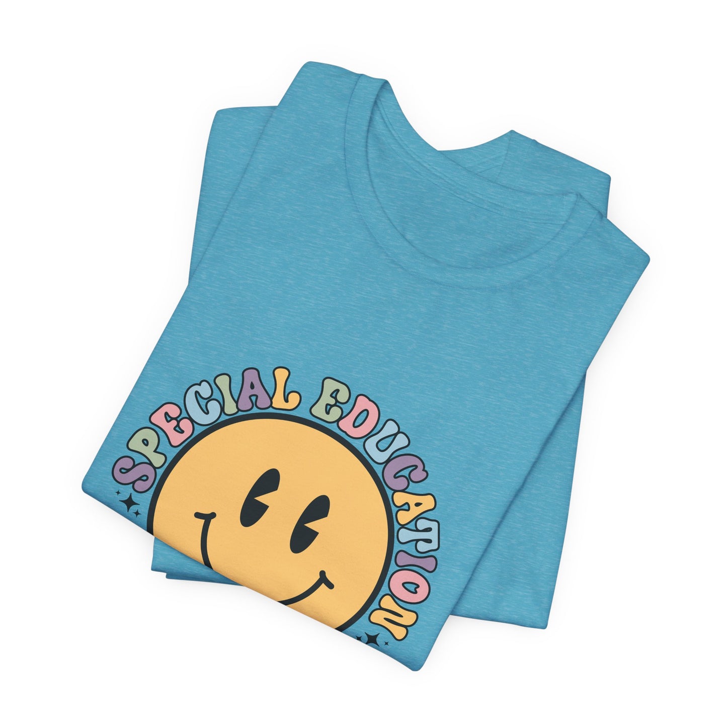 Smiley Special Education Teacher Shirt, Retro Style Smiley SPED Teacher Shirt, SPED T-Shirt, Special Education Teacher Shirt, Teacher Life Shirt, Teacher Shirt, Custom Teacher Shirt, Custom Teacher Gift