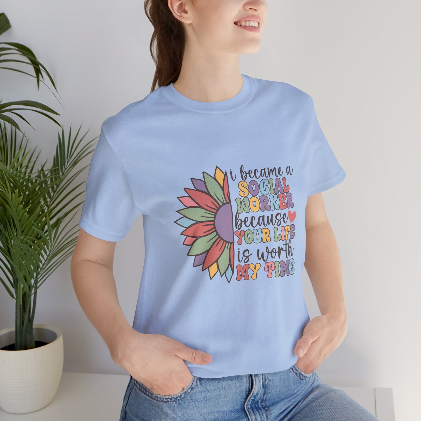 Social Worker Flowers Shirt, I Became Social Worker Flower Shirt, School Counselor Flower Shirt, Back to School Counselor Shirt, School Counselor Shirt, School Staff Shirt