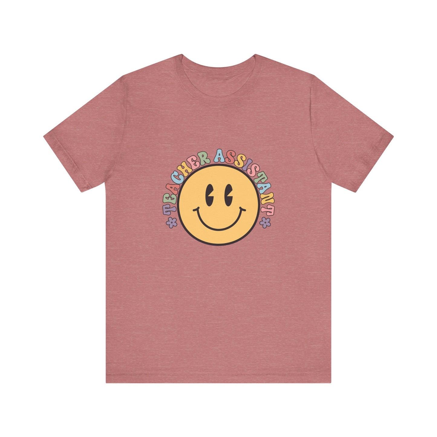 Smiley Teacher Assistant Shirt, Retro Style Smiley Teacher Assistant Shirt, Teacher Assistant Tee, Smiley Teacher Assistant Shirt, Teacher Assistant Life Shirt, Custom Teacher Assistant Shirt, Custom Teacher Assistant Gift