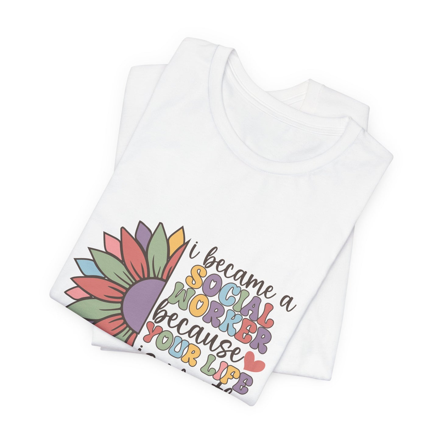 Social Worker Flowers Shirt, I Became Social Worker Flower Shirt, School Counselor Flower Shirt, Back to School Counselor Shirt, School Counselor Shirt, School Staff Shirt