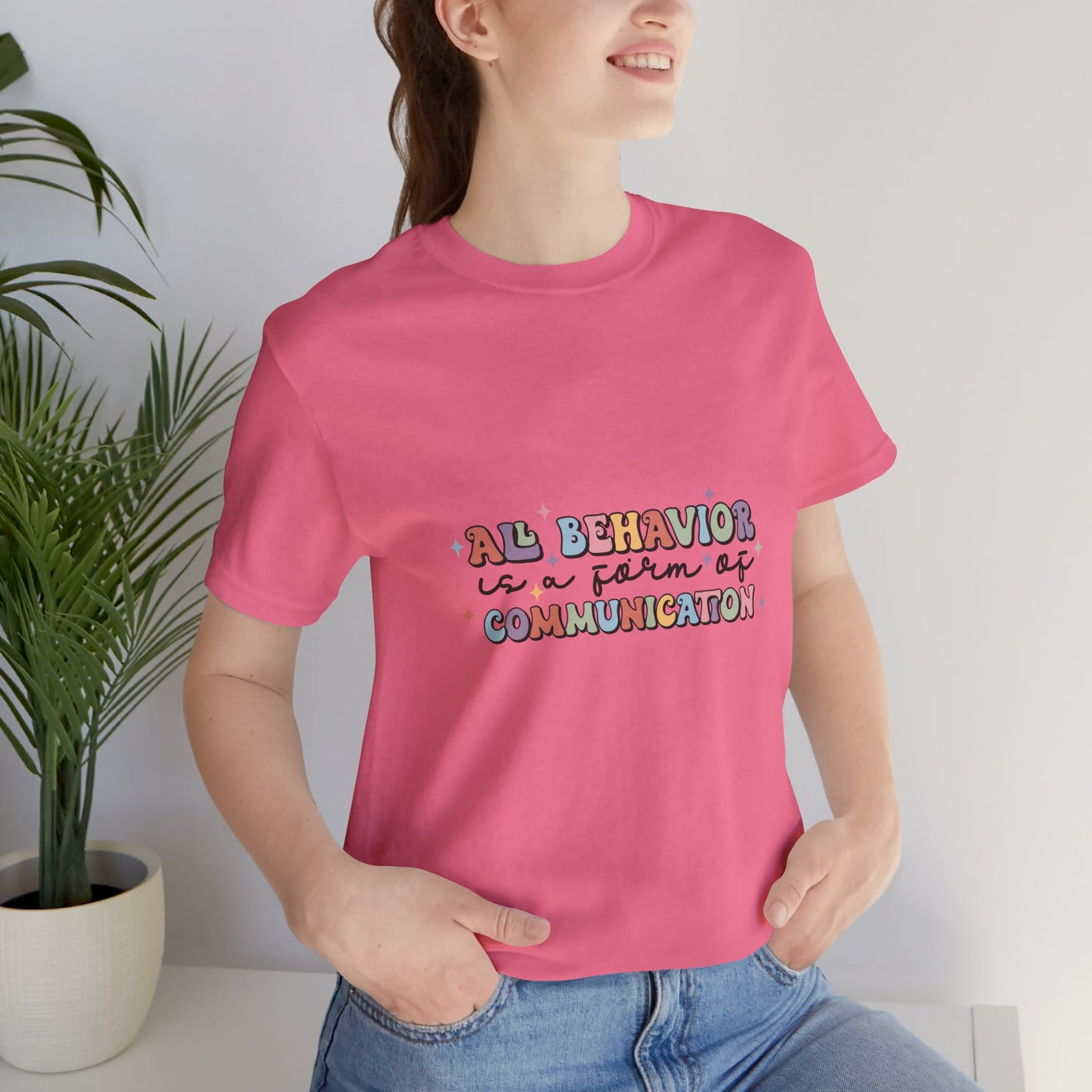 Todo comportamiento es comunicación, camiseta SPED, camisa de maestro de educación especial, camisa de vida de maestro, camisa de maestro, camisa de maestro personalizada, regalo de maestro personalizado 