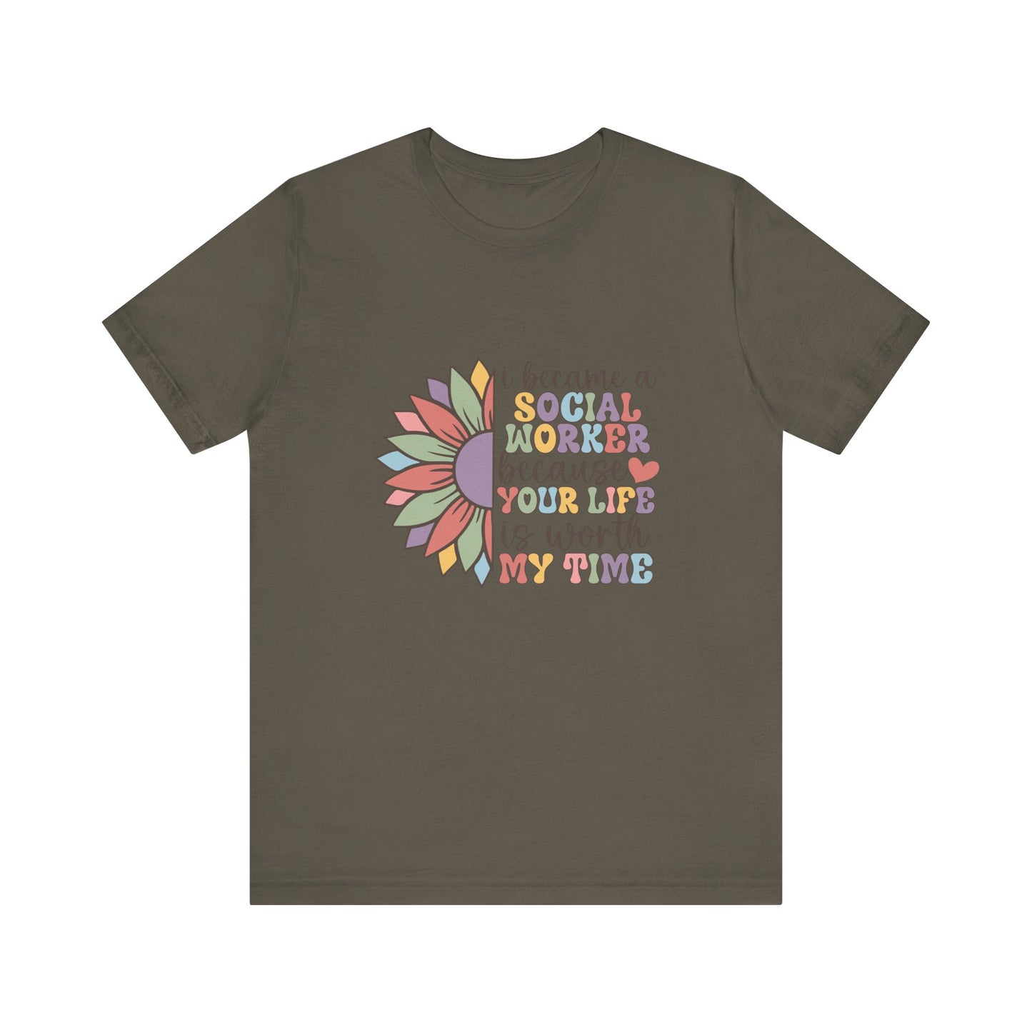 Social Worker Flowers Shirt, I Became Social Worker Flower Shirt, School Counselor Flower Shirt, Back to School Counselor Shirt, School Counselor Shirt, School Staff Shirt