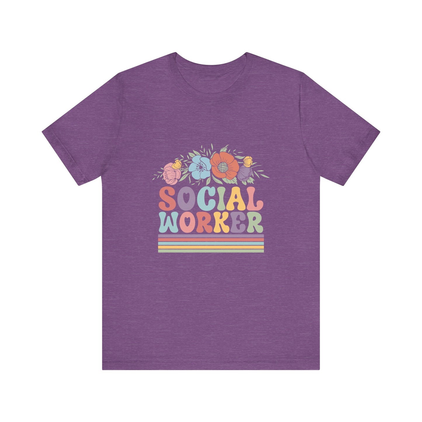 Social Worker Flowers Shirt, Social Worker Wildflowers Shirt, School Counselor Flower Shirt, Back to School Counselor Shirt, School Counselor Shirt, School Staff Shirt