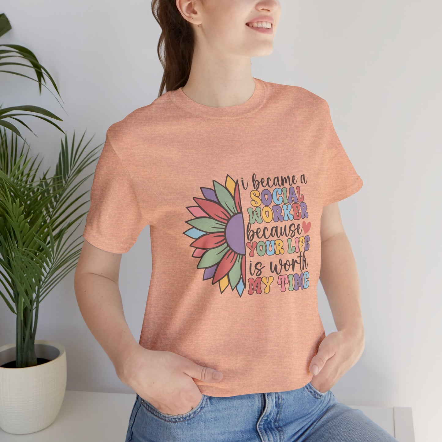 Social Worker Flowers Shirt, I Became Social Worker Flower Shirt, School Counselor Flower Shirt, Back to School Counselor Shirt, School Counselor Shirt, School Staff Shirt