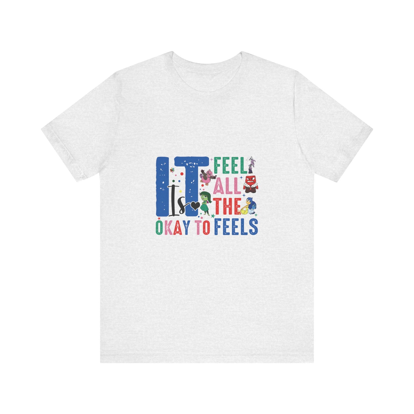 It's Ok to Feel All the Feel Shirt, Mental Health Matters Shirt, Retro Emotions T Shirt, In My Emotions Era T Shirt, Emotions Tour T Shirt, Teacher Shirt, Custom Teacher Shirt, Custom Teacher Gifts, Lifestyle Shirt