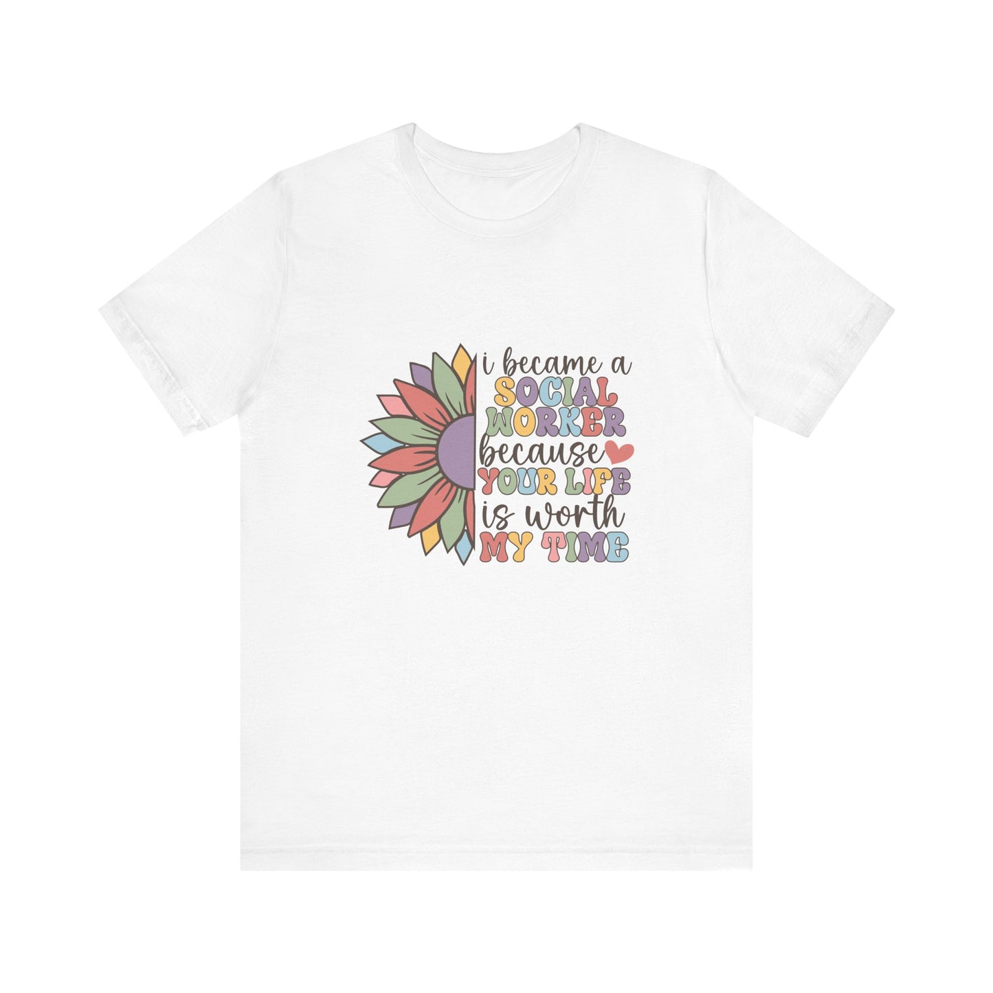 Social Worker Flowers Shirt, I Became Social Worker Flower Shirt, School Counselor Flower Shirt, Back to School Counselor Shirt, School Counselor Shirt, School Staff Shirt