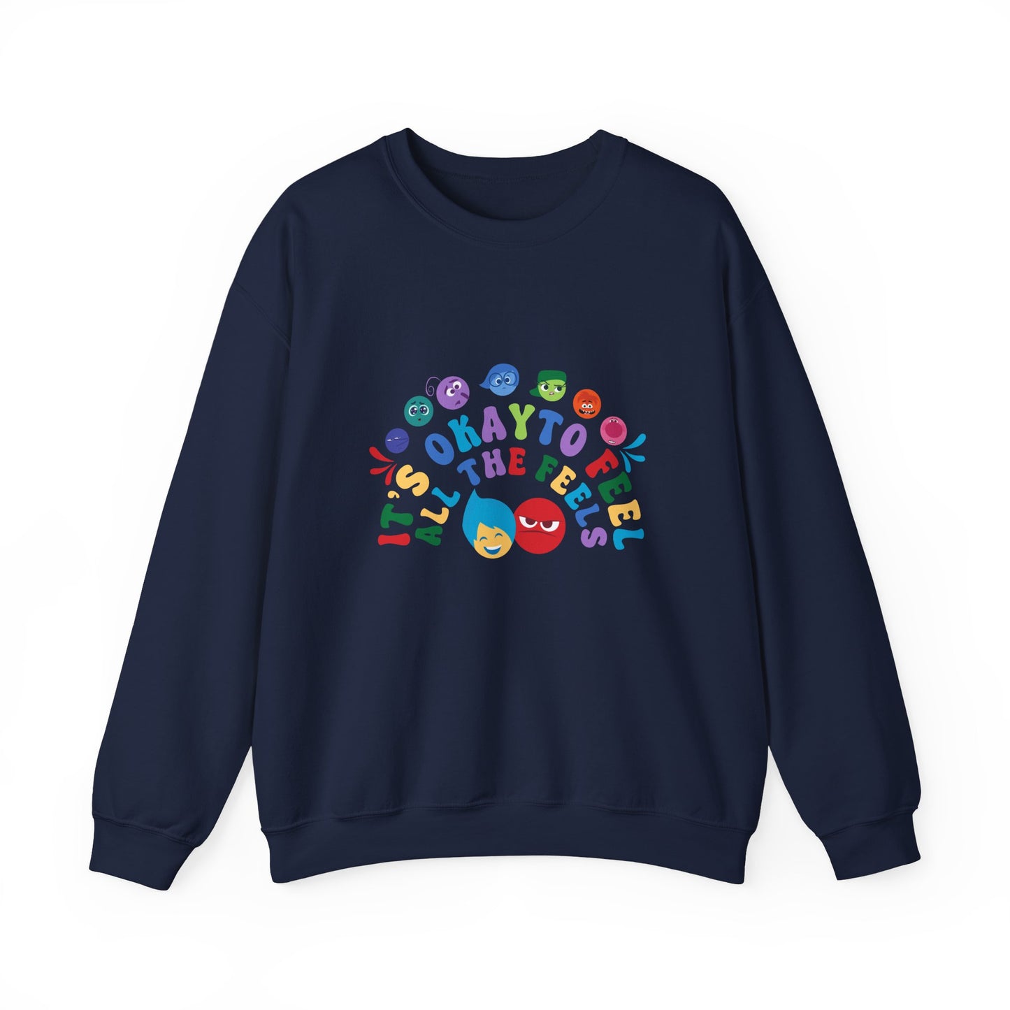 It's Ok to Feel All the Feels Double Sided Sweatshirt, Feel the Feels Sweater, Emotions Sweater, In My Emotions Era Sweatshirt, Back to School Teacher Sweater